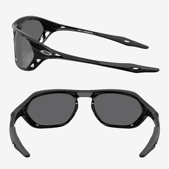 OAKLEY sončna 9537-08 CAGE JACKET Polished Black Prizm Black Polarized