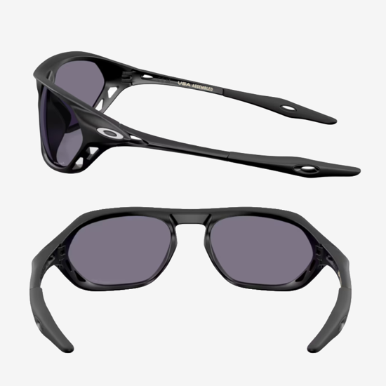 OAKLEY sončna očala 9537-01 CAGE JACKET Matte Black Prizm Grey