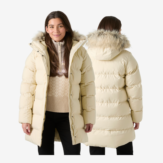 HELLY HANSEN ž plašč 53624 035 BLOSSOM PUFFY WINTER PARKA cream