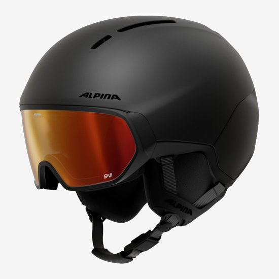 ALPINA odr smučarska čelada A9267 30 VIZZARD QV black matt