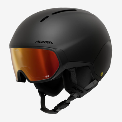 ALPINA odr smučarska čelada A9266 30 VIZZARD QV MIPS black matt