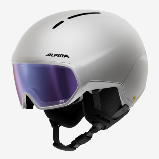 ALPINA odr smučarska čelada A9266 31 VIZZARD QV MIPS white matt