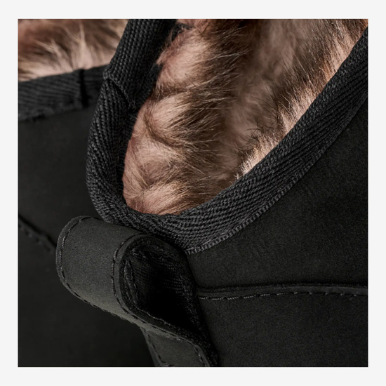 UGG ž škornji 1184556 CLASSIC ULTRA MINI NUBUCK black