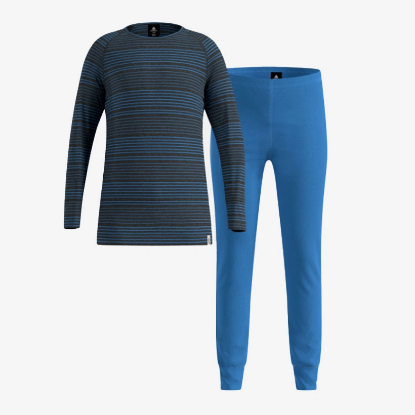 ODLO otr perilo set ACTIVE WARM nebulas blue 