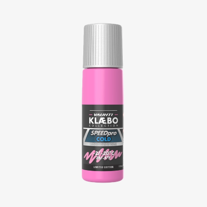 VAUHTI tekoči vosek za smuči SPEED PRO COLD LIQUID GLIDE KLAEBO COLLECTION 100 ml pink