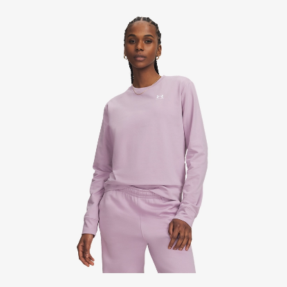 Picture of UNDER ARMOUR ž pulover SPORT TERRY CREW mauve pink