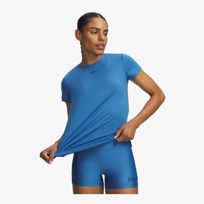 UNDER ARMOUR ž majica VANISH WOVEN SHORT SLEEVE aegean blue blackout navy