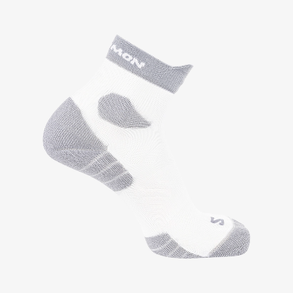 SALOMON tekaške nogavice AERO ANKLE SOCKS white