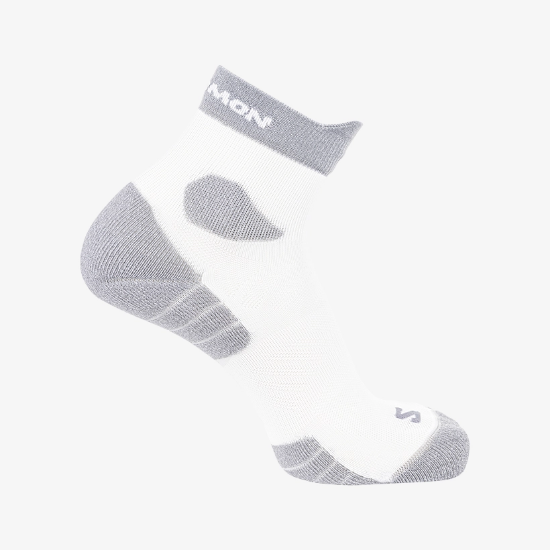 SALOMON tekaške nogavice AERO ANKLE SOCKS white