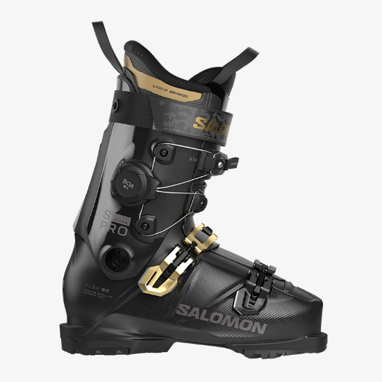 SALOMON ž smučarski čevlji S/PRO ALPHA C BOA 95 black/gold met/dark grey met