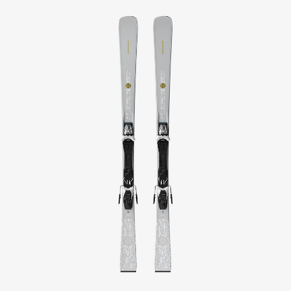 SALOMON ž smučarski set S/MAX N°10 + M10 GW L80 silver met/glitter/gold