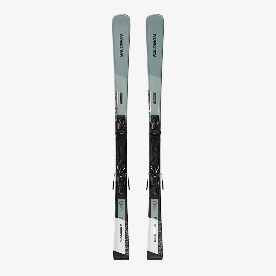 SALOMON odr smučarski set S/MAX 8 + M10 GW L80 wrought iron/black/white