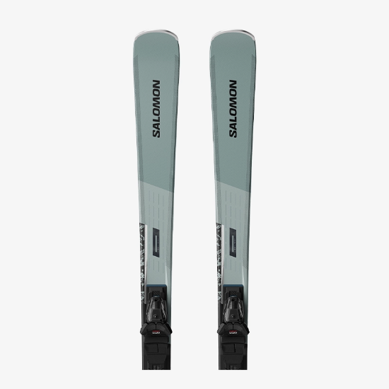 SALOMON odr smučarski set S/MAX 8 + M10 GW L80 wrought iron/black/white