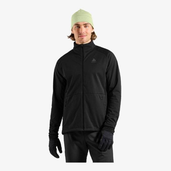 Moška jakna za tek na smučeh 612732 15000 ESSENTIAL WARM black
