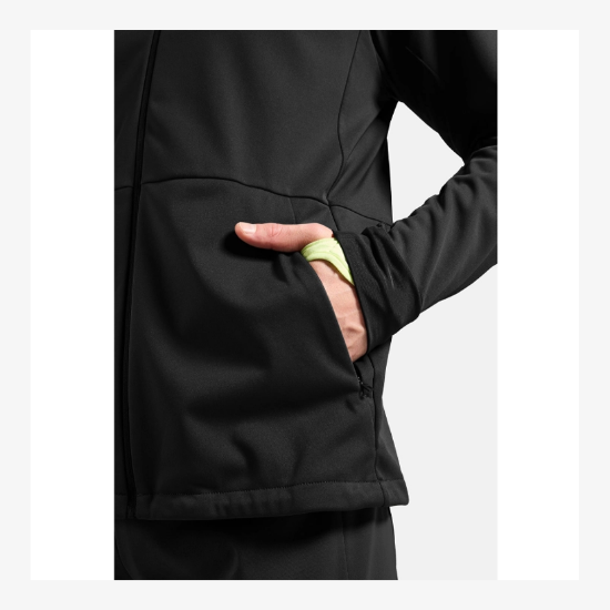 Moška jakna za tek na smučeh 612732 15000 ESSENTIAL WARM black
