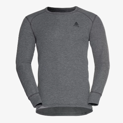 Moška dolgo spodnje perilo majica 198102 10183 PERFORMANCE WARM grey melange