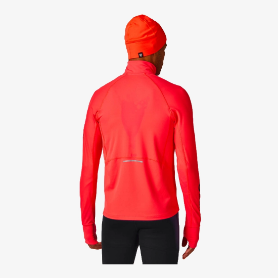 ROSSIGNOL m smučarski puli HERO HALF ZIP FIRST LAYER neon red