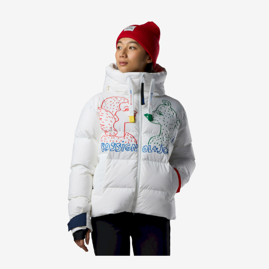 ROSSIGNOL ž smučarska bunda JCC ALL SNOW DOWN SKI JACKET white