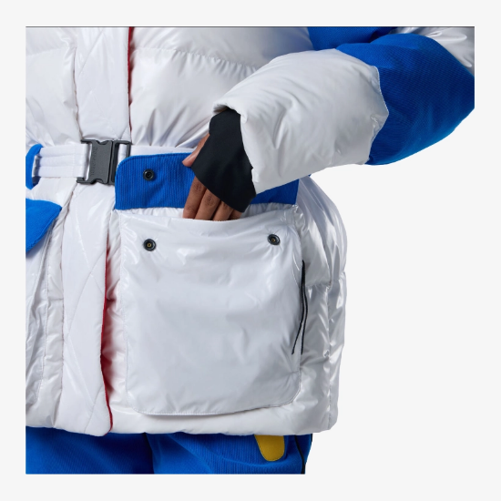 ROSSIGNOL ž smučarska bunda JCC CORDUROY DOWN SKI JACKET white