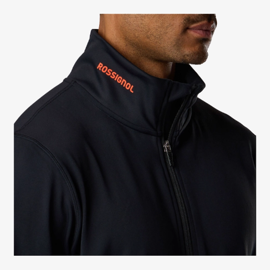 ROSSIGNOL m jopica HERO STRETCH FLEECE JACKET black
