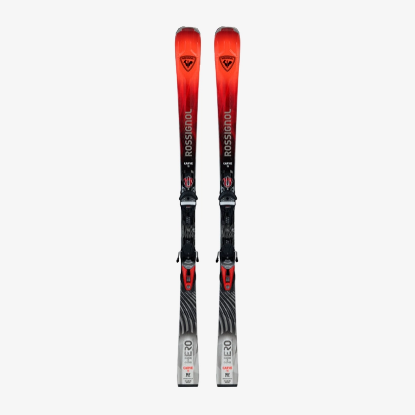 ROSSIGNOL odr smučarski set HERO CARVE TI + NX 12 black red white