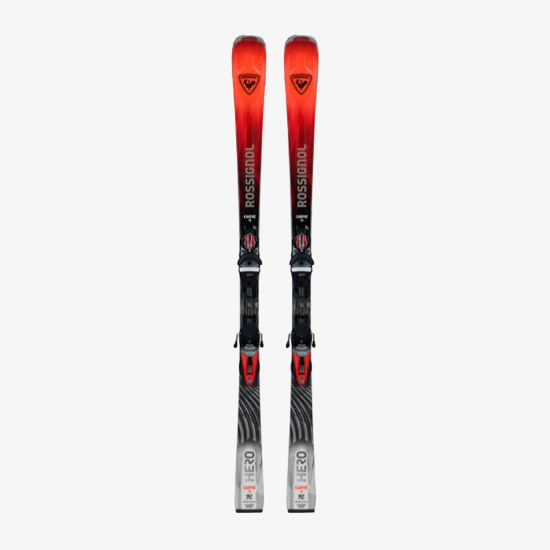 ROSSIGNOL odr smučarski set HERO CARVE TI + NX 12 black red white