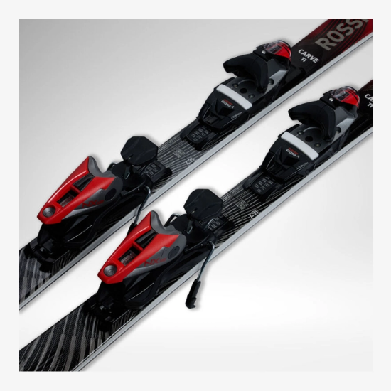 	ROSSIGNOL odr smučarski set HERO CARVE TI + NX 12 black red white
