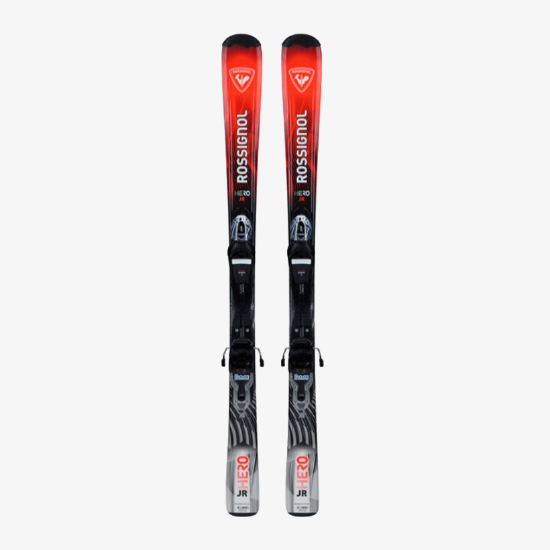 ROSSIGNOL otr smučarski set RAPJY01 HERO JR + XP JR 7 black red