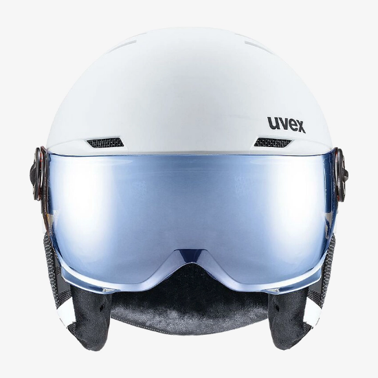 	UVEX otr smučarska čelada ROCKET JR VISOR white black