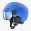 UVEX otr smučarska čelada ROCKET JR VISOR blue matt