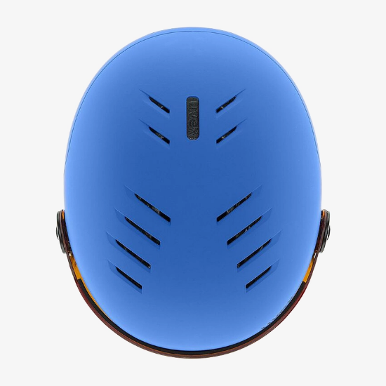 UVEX otr smučarska čelada ROCKET JR VISOR blue matt