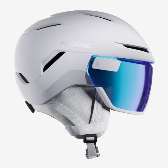 ATOMIC odr smučarska čelada SAVOR GT VISOR STEREO white stereo