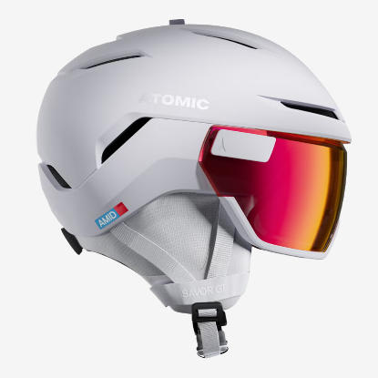 ATOMIC odr smučarska čelada SAVOR GT AMID VISOR PHOTO white heather