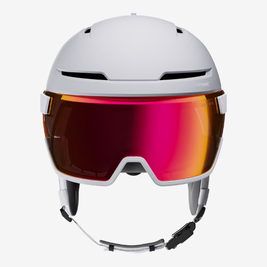 ATOMIC odr smučarska čelada SAVOR GT AMID VISOR PHOTO white heather