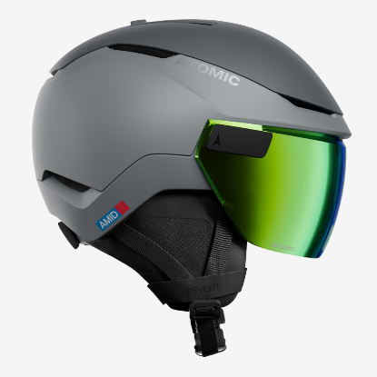 ATOMIC odr smučarska čelada REVENT GT AMID VISOR HD limestone