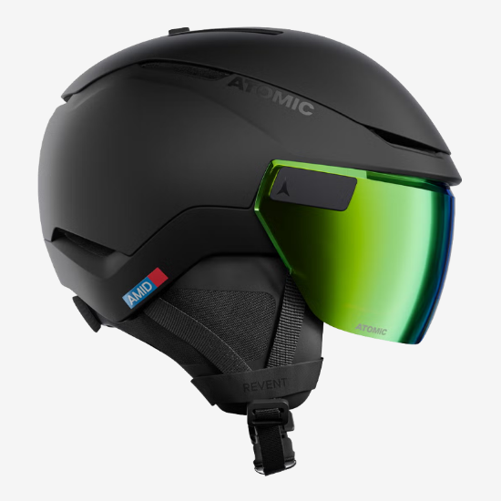 ATOMIC odr smučarska čelada REVENT GT AMID VISOR HD black