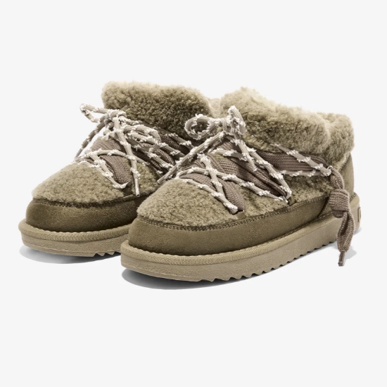 Ženski škornji DFSH426013 KHAK NORDIC LITE SHERPA khaki