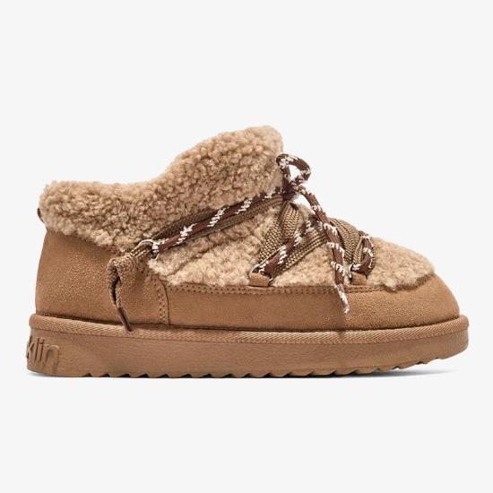 Ženski škornji DFSH426013 NORDIC LITE SHERPA camel 