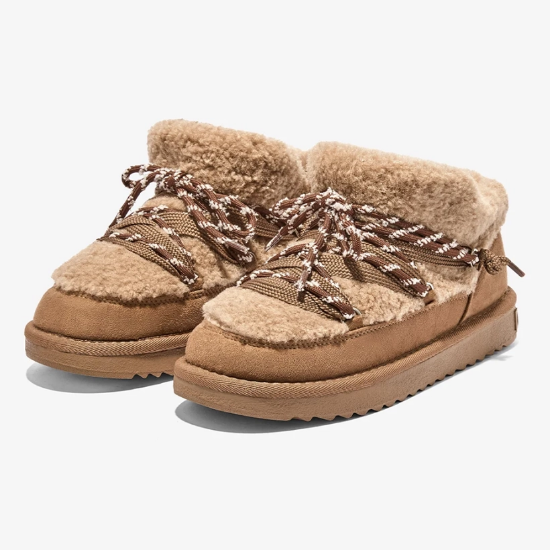 Ženski škornji DFSH426013 NORDIC LITE SHERPA camel 