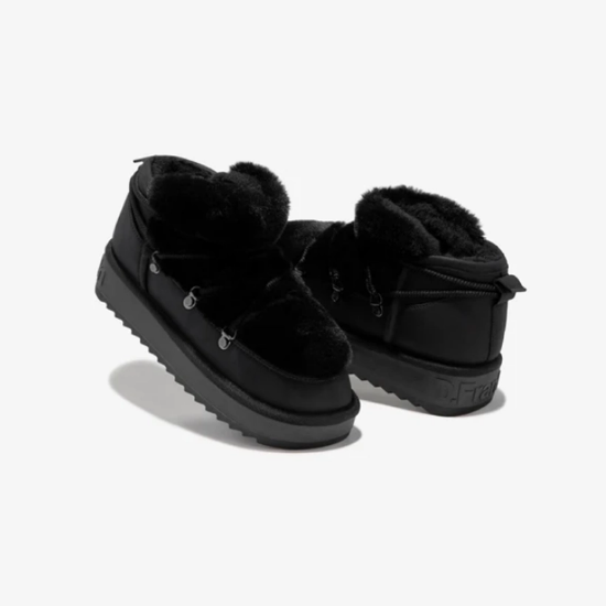 Ženski škornji DFSH370011 NORDIC TRK FUR LOW black