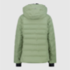 Ženska smučarska bunda 34W4406 E624 APRÉS SKI PADDED JACKET green tea