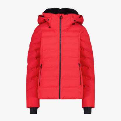 Ženska smučarska bunda 34W4406 C453 APRÉS SKI PADDED JACKET poppyseed