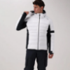 Moška bunda za smučanje 36W0877 A001 SKI JACKET WITH DETACHABLE HOOD bianco