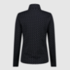 Ženska majica - puli 34L4306 20ZS SOFTECH TURTLENECK WITH ALLOVER PRINT nero bianco