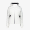Ženska smučarska bunda 36W0906 A001 HOODED SKI JACKET bianco 