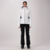 Ženska smučarska bunda 36W0906 A001 HOODED SKI JACKET bianco 