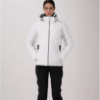Ženska smučarska bunda 36W0906 A001 HOODED SKI JACKET bianco 