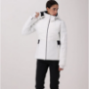 Ženska smučarska bunda 36W0906 A001 HOODED SKI JACKET bianco 