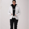 Ženska smučarska bunda 36W0906 A001 HOODED SKI JACKET bianco 