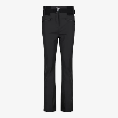 Ženske smučarske hlače 34W4336 U901 SKI PANTS WITH INTERIOR OF FLEECE black